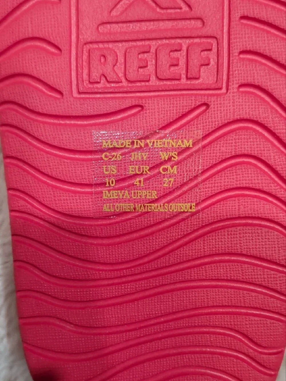 Reef Women's Flip Flop Sandals in Coral Pink